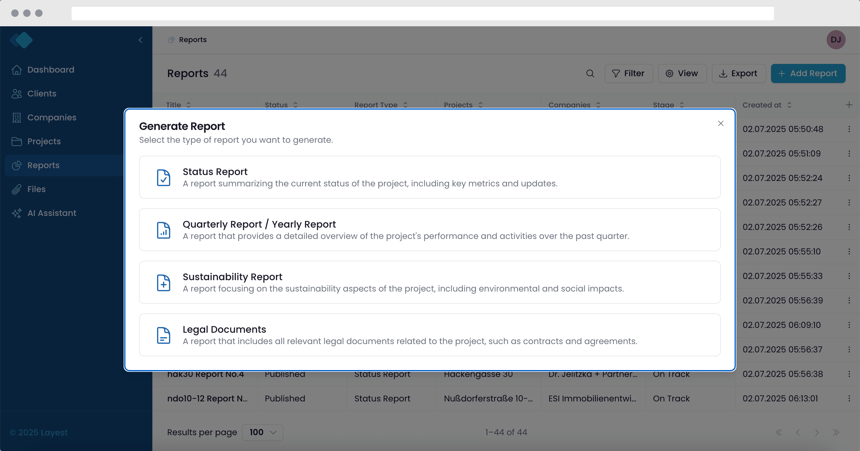 App screenshot