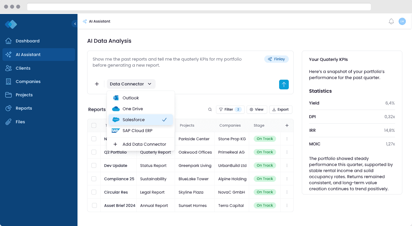 Portfolio Monitoring Dashboard